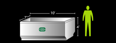 10 Yard Roll-off Container