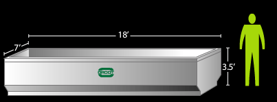 15 Yard Roll-off Container